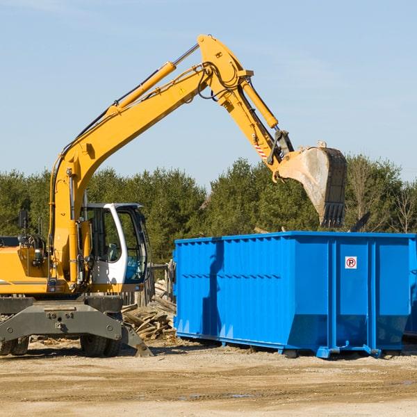 roll-off dumpster for household waste